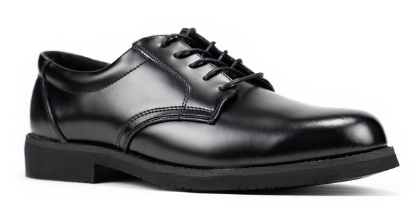 Leather Uniform Oxford Shoe