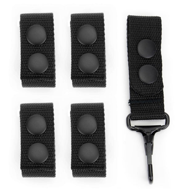 Nylon Key Ring and Keepers Set