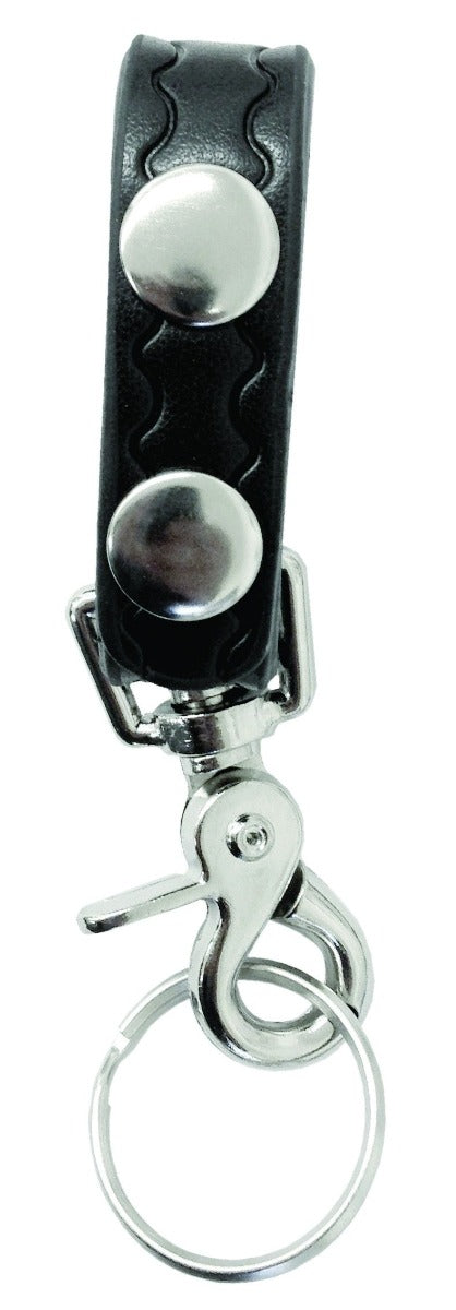 Key Ring Retainer Embossed Leather Double Snap Key Ring Holder – Ryno Gear